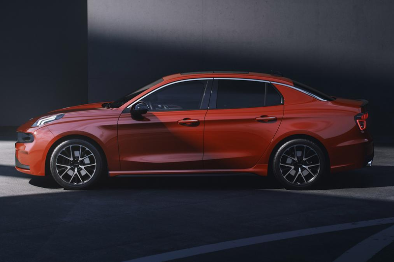 Illustration for article titled Here's The 2019 Lynk & Co 03 Sedan From Volvo's Weird Punk Cousin